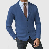 Herren Strickblazer mit modernem Schnitt und praktischen Taschen Aliams – Blau