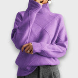 Dareen – Rollkragenpullover – Lila