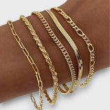 Ellis – Armband-Set – Gold