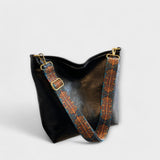 Celon – Vintage-Tasche mit zeitloser Eleganz – Schwarz