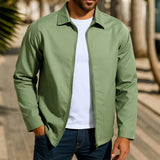 Herren lässige Freizeitjacke mit innovativer Windschutztechnologie Drune – Grün