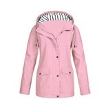 Regenjacke für Damen | Wasserdicht – Rosa