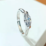 Cleo Arden Ring | Weißgold – Weißgold