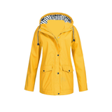 Regenjacke Damen Wasserdicht | Leicht & Mit Kapuze – Gelb