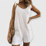 Eula | Premium Jumpsuit – Weiß