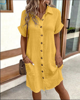 Melissa | Bequemes Sommerkleid – Gelb