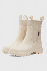 Amelia | Wasserabweisend Wasserdicht Chelsea-Stiefel – Beige