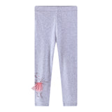 Mädchen Leggings mit niedlicher Ballett-Tüllapplikation Drune – Gelb