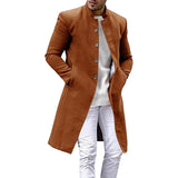 Herren eleganter Wool Trenchcoat Aliams 1760892632 – Camel
