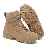 Winterschuhe Herren | Outdoor High Top Stiefel Mit Schnürung – Braun