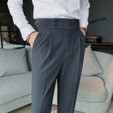 Herren-Hose mit hoher taillierung | Nutzungsorientiert – Grau