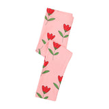 Mädchen Leggings mit verspieltem Blumenmuster Drune – Gelb