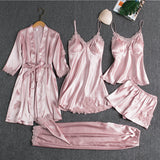 Luxuriöses Pyjama-Set – Rosa
