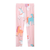 Mädchen Leggings mit bunten Einhorn-Designs Drune – Gelb