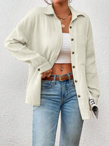 Kireliae - Hemd mit Button-down-Kragen – Beige