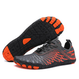 Ortholife - barfußschuhe – Schwarz/Rot