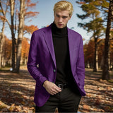 Herren Eleganter Blazer mit stilvollem Schnitt und hochwertigem Material Drune – Lila