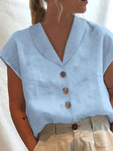 Anwen | Mühelose und trendige Winterbluse – Blau