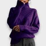 Dareen – Rollkragenpullover – Violett