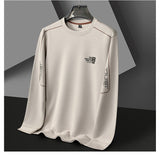 Herren Sweatshirt mit innovativer atmungsaktiver Technologie und sportlichem Design Aliams – Beige