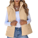 Sarina | Gestepptes Cordweste – Apricot