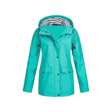 Regenjacke Damen Wasserdicht | Leicht & Mit Kapuze – Türkis