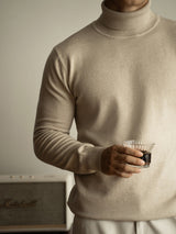 Bosse™ - Herren-Rollkragenpullover – Beige