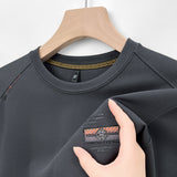Herren Sweatshirt mit innovativer Struktur und atmungsaktiven Eigenschaften Aliams – Grau