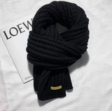 Sofelle™ - Weicher Gemusterter Schal – Eleganter Stil – Schwarz