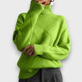 Dareen – Rollkragenpullover – Grün