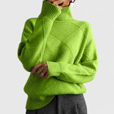 Adryssell | Bequemer Pullover – Grün