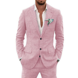 Herren Hochzeitsgast Anzug | Jacke und Hose – Rosa
