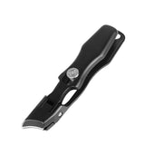 SchnittPro™ Breite-Kiefer Nagelknipser – Eckschwarz