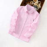 Damen Elegante gestreifte Bluse Drune – Rosa