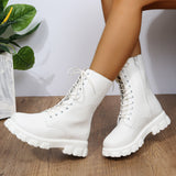 Damen Stilvoll Dirndl Schuhe | Plateau – Weiß