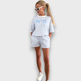 Cerisette – Zweiteiler mit Riviera-Charme – Himmelblau