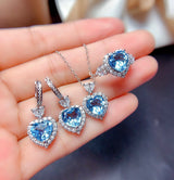 Liora Amorique Blau Set | Weißgold – Blau