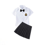 Damen Schuluniform Ensemble Drune – Weiß