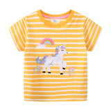 Mädchen T-Shirt mit verspieltem Einhorn-Motiv Drune – Unbekannt