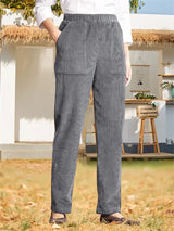 Sydney - Bequeme Damen Winter-Freizeithose Mit Weichem Innenfutter Für Höchsten Komfort – Grau