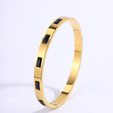 Renata Scarlatti Armband Braun | Gold – Schwarz