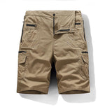 Gibran – Cargoshorts mit Mehreren Taschen – Khaki