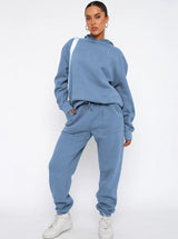 Lavinia | Oversized Hoodie und Jogger-Set für Damen – Blau