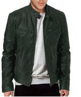 Bertone | Elegante Jacke – Olivgrün