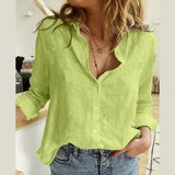 Jessae - Soft-Touch-Bluse – Fluoreszierendes Grün