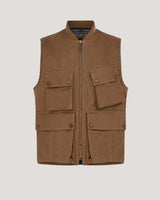 Herren praktische Utility-Weste Aliams – Braun