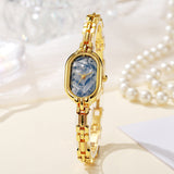 Alira Gold Moment Watch – Blau