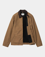 Herren stilvolle Utility-Jacke mit praktischem Reißverschluss Aliams – Khaki