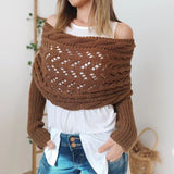 Marina™ Elegante Boho-Wärme – Dunkler Kaffee