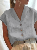 Anwen | Mühelose und trendige Winterbluse – Grau